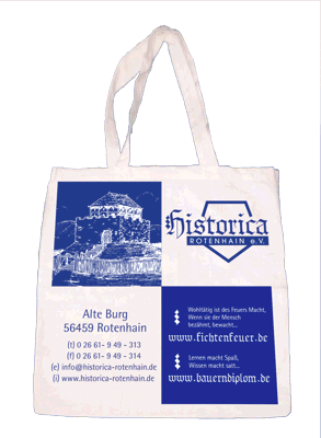 Stofftasche mit Logo Historica