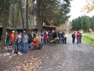 Start mit Fichtenfeuer