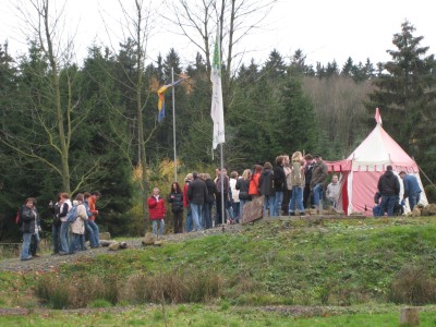 Start mit Fichtenfeuer