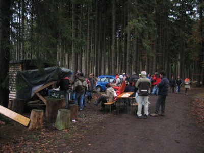 Start mit Fichtenfeuer